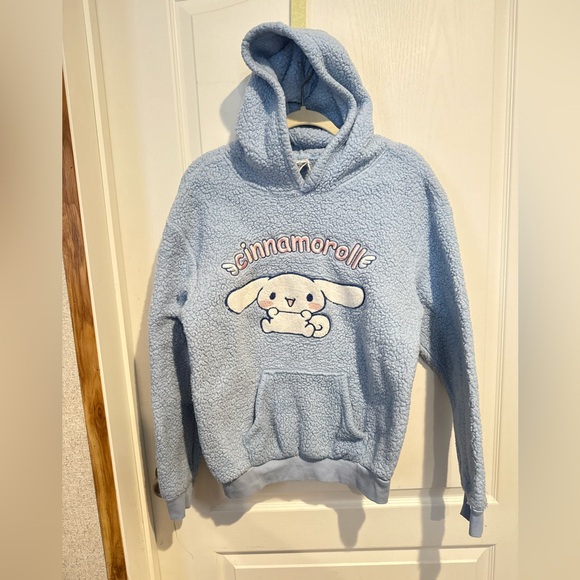 Sanrio Tops - Sanrio Cinnamoroll Blue Sherpa Hoodie
